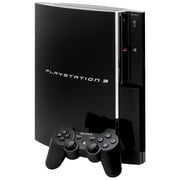 Restored Sony, PS3, PlayStation 3, Video Game Console, System Original 60GB, Black, 1