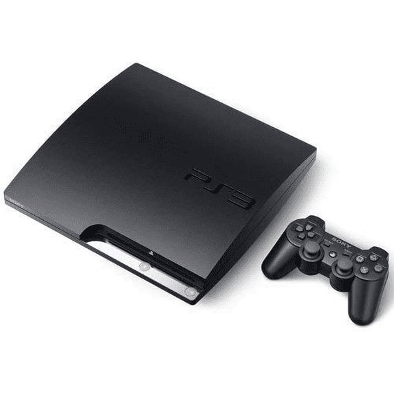 Restored Sony PlayStation 3 - Game console - Full HD, Full HD, HD, 480p, 480i - 120 GB HDD - charcoal black