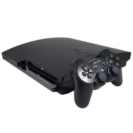 Restored Sony PlayStation 3 Slim 250GB System with Matching Controller PS3 (Refurbished)