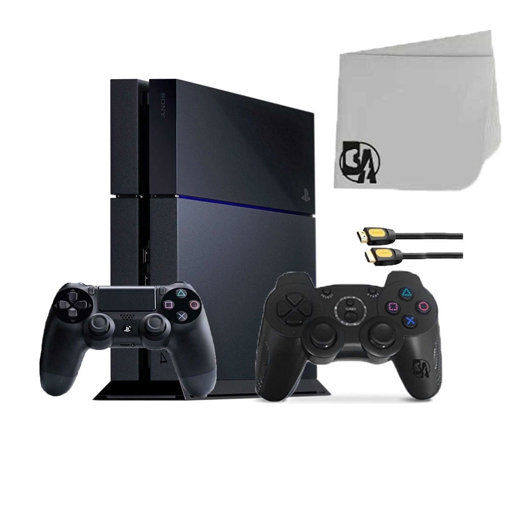 Restored Sony PlayStation 4 500GB Gaming Console Black 2 Controller  Included BOLT AXTION Bundle (Refurbished) - Walmart.com