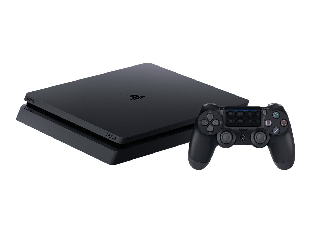 Restored Sony PlayStation 4 - Game console - HDR - 500 GB HDD - jet black  (Refurbished)