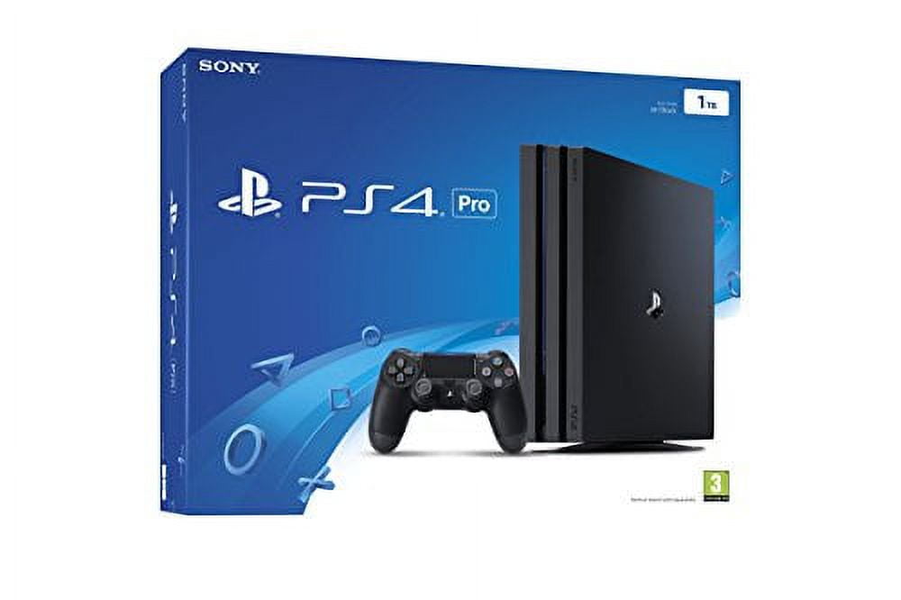 Restored Sony PlayStation 4 Pro w/ Accessories, 1TB HDD, CUH7215B Jet Black  (Refurbished)