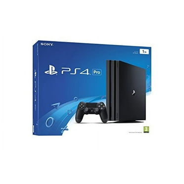 Restored Sony PlayStation 4 Pro w/ Accessories, 1TB HDD, CUH7215B Jet Black (Refurbished)