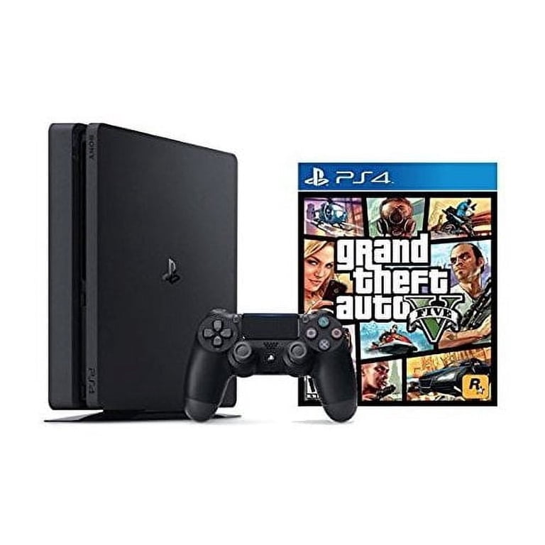 Restored Sony PlayStation 4 Slim 1TB Console Grand Theft Auto V 