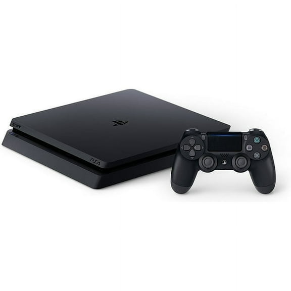 Restored Sony - PlayStation 4 Slim 1TB SSD - With Controller - Black - (Refurbished)
