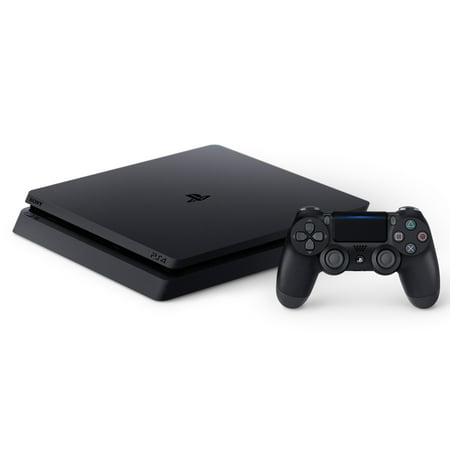 Restored Sony PlayStation 4 Slim 500GB - PS4 Console with Matching Controller (Refurbished)