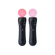 Restored Sony PlayStation Move Controller Sony Lot Of 2 PCS Black For PlayStation 4 Micro USB Model PS4 (Refurbished)