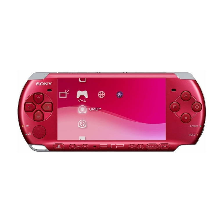 SONY PSP-3000RR PSP PlayStation Portable Console Radiant Red