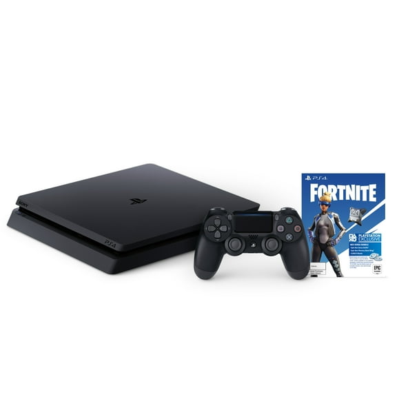 Restored Sony PlayStation Slim 1TB Fortnite Neo Versa PS4 Bundle (Refurbished)