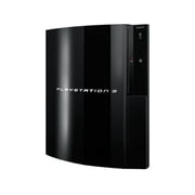 Restored PlayStation 3 PS3 Game System 40GB Core Fat Console CECHG01, Black
