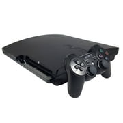 Restored Sony PlayStation 3 PS3 Slim 160GB Video Game Console with HDMI, Black