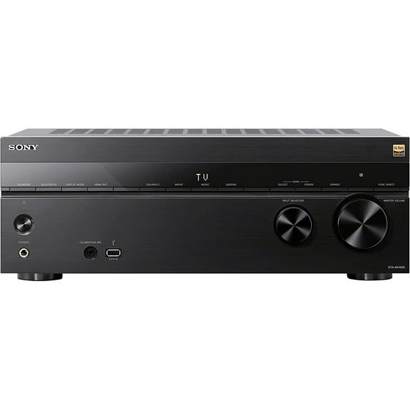 Restored Sony STR-AN1000 7.2 Channel 8K Home Theater AV Receiver with Dolby Atmos, DTS: X, IMAX Enhanced, Google Assistant, & Works with Sonos (Refurbished)