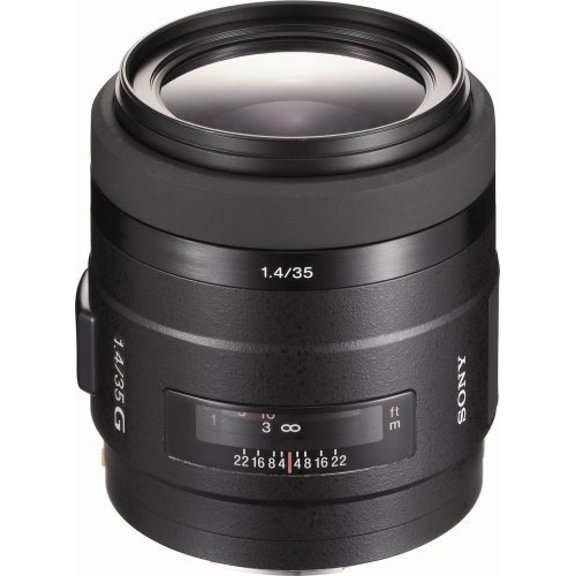 Restored Sony Sal-35F14G 35mm F/1.4 Aspherical G Series Standard Lens for Alpha Digital SLR Camera (Refurbished)