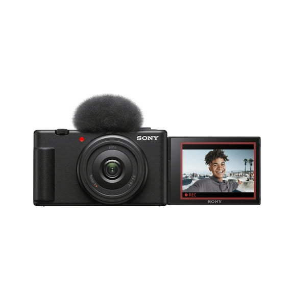 Restored Sony ZV-1F Vlog Camera for Content Creators and Vloggers (Black) (Refurbished)