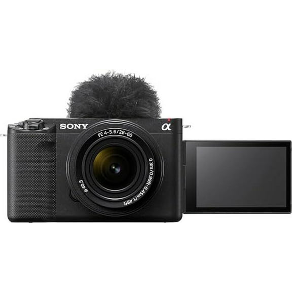 Restored Sony Alpha ZV-E1 Full-Frame Interchangeable Lens Mirrorless Vlog Camera with 28-60mm Lens - Black Body Refurbished
