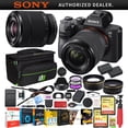 thumbnail image 1 of Sony a7III Full Frame Mirrorless Camera with FE 28-70mm F3.5-5.6 OSS Lens Kit ILCE-7M3K/B , Bundle with Telephoto and Wide-Angle Lens Set, 2x 64GB, Bag, 1 of 12