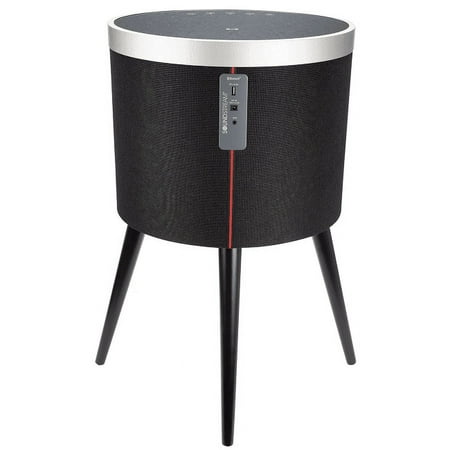 Restored Soundstream ST-180STD-BRN Sound Table with Built-in Bluetooth 5.0 Speaker System and Wireless Charging, Black (Refurbished)