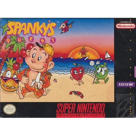 Restored Spanky's Quest (Super Nintendo, 1992) SNES Adventure Game (Refurbished)