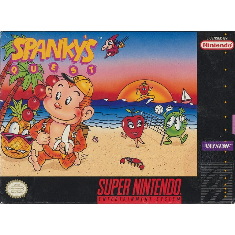Restored Spanky's Quest (Super Nintendo, 1992) SNES Adventure Game