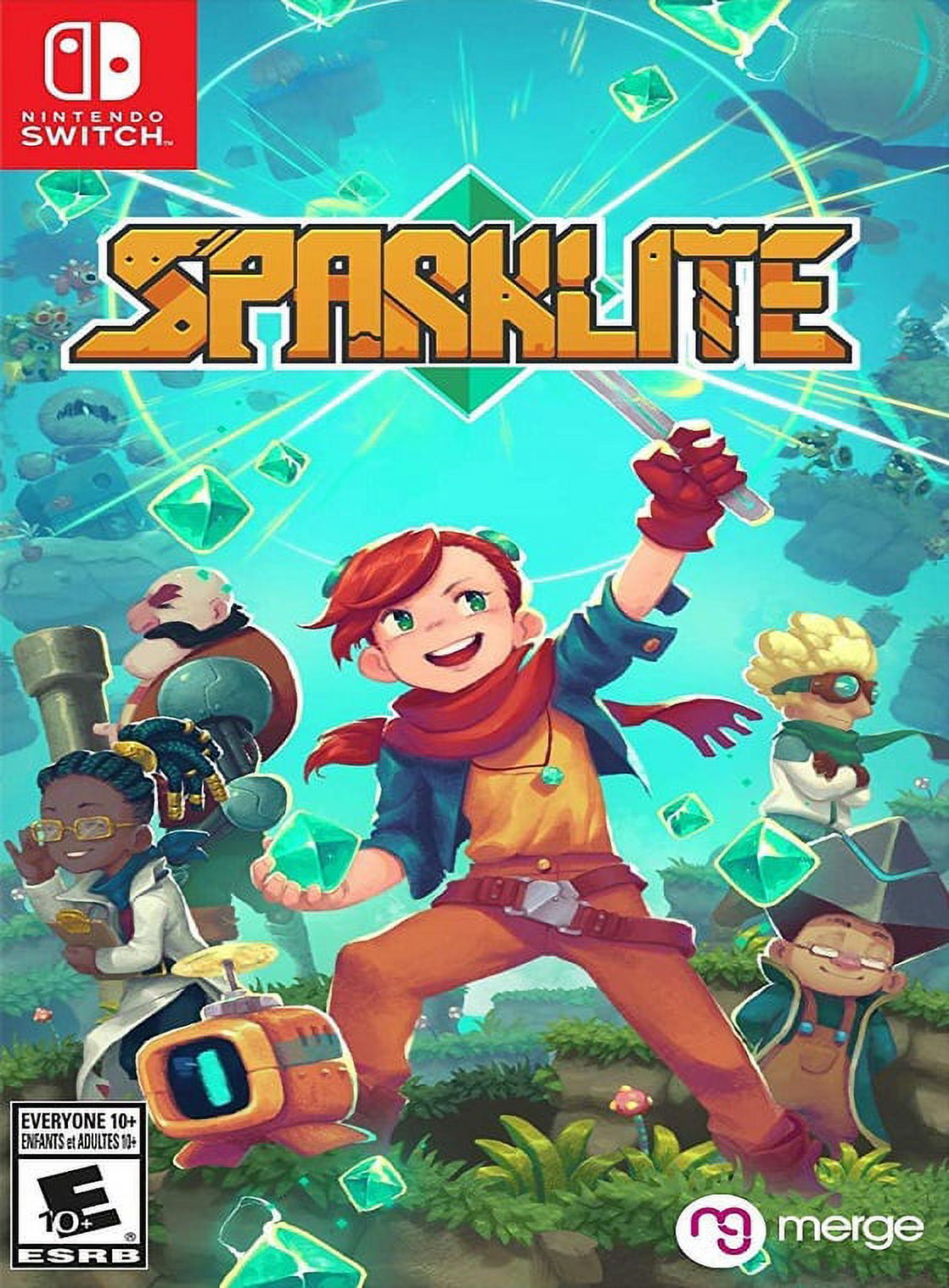 Restored Sparklite (Nintendo Switch, 2019) Adventure Game (Refurbished