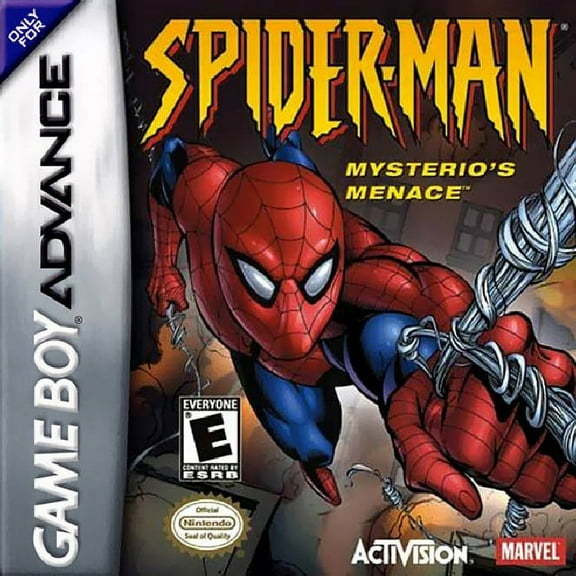 Restored Spider-Man: Mysterio's Menace (Nintendo GameBoy Advance, 2001) Marvel Super Hero Game (Refurbished)