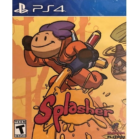 Restored Splasher (Playstation 4, 2018) Video Game (Refurbished)