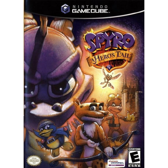 Restored Spyro A Hero's Tail - GAMECUBE - GAMECUBE disc (Refurbished)