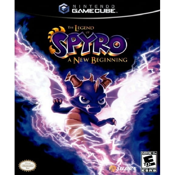 Restored Spyro: A New Beginning (Nintendo GameCube, 2006) Dragon Game (Refurbished)