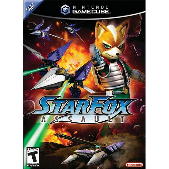 Restored Star Fox Assault (Nintendo GameCube, 2005) Shooter Game (Refurbished)