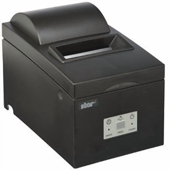 Restored Star Micronics Impact Friction Printer with Tear Bar, LAN, Gray – Power Supply Included, P/N: SP512ML42-120 (Refurbished)