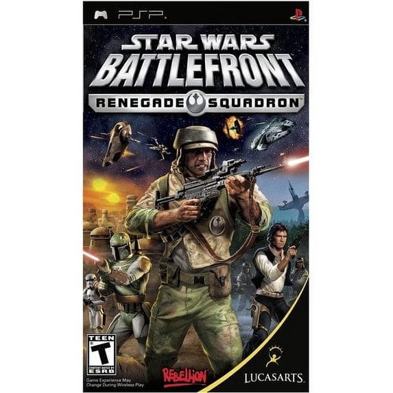 Restored Star Wars Battlefront: Renegade Squadron - PlayStation Portable