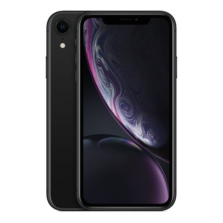 Restored Straight Talk Apple iPhone XR, 64GB Black Prepaid Phone (Locked to Straight Talk) (Refurbished)