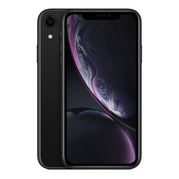Restored Straight Talk Apple iPhone XR, 64GB Black Prepaid Phone (Locked to Straight Talk) (Refurbished)
