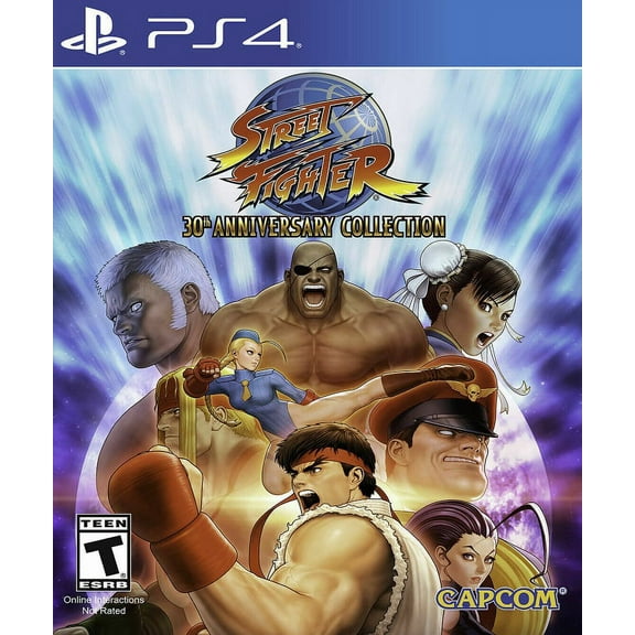 Restored Street Fighter 30th Anniversary Collection (Sony PlayStation 4, 2018) Video Game (Refurbished)