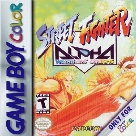 Restored Street Fighter Alpha: Warriors' Dreams (Nintendo GameBoy Color, 2000) Video Game (Refurbished)