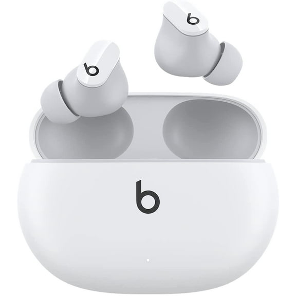Restored Studio Buds Totally Wireless Noise Cancelling Earphones - White MJ4Y3LL/A (Refurbished)