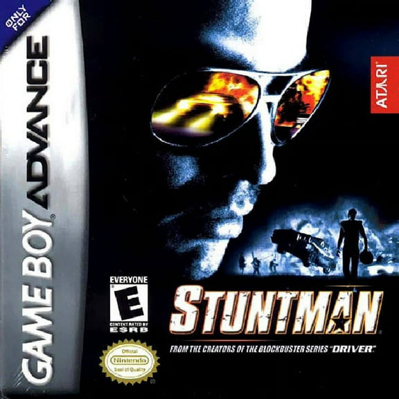 Restored Stuntman (Nintendo GameBoy Advance, 2003) Racing Game (Refurbished)