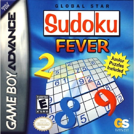 Restored Sudoku Fever (Nintendo GameBoy Advance, 2006) Puzzle Game (Refurbished)