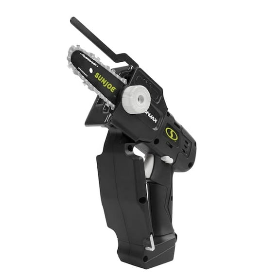 Restored Sun Joe 24V-HCS-4-LTE | 24-Volt IONMAX Cordless Pruning Hand Held Saw Kit | 4-inch | W/ 2.0-Ah Battery   Charger (Refurbished)