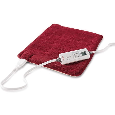Restored Sunbeam 002014915000 Xpressheat Heating Pad, Garnet Red, 12 x 15 inches (Refurbished)