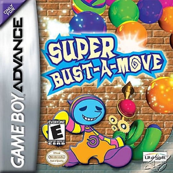 Restored Super Bust-A-Move (Nintendo GameBoy Advance, 2001) Puzzle Game (Refurbished)