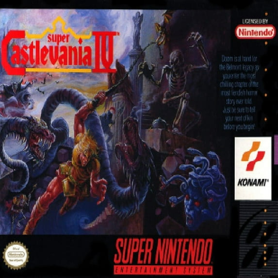 Restored Super Castlevania IV (Super Nintendo, 1991) SNES Video Game (Refurbished)