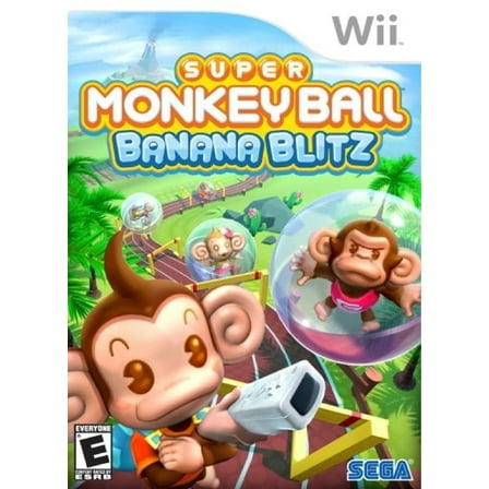 Restored Super Monkey Ball: Banana Blitz (Nintendo Wii, 2008) (Refurbished)