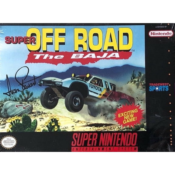 Restored Super Off Road: The Baja (Super Nintendo, 2000) Racing Game (Refurbished)