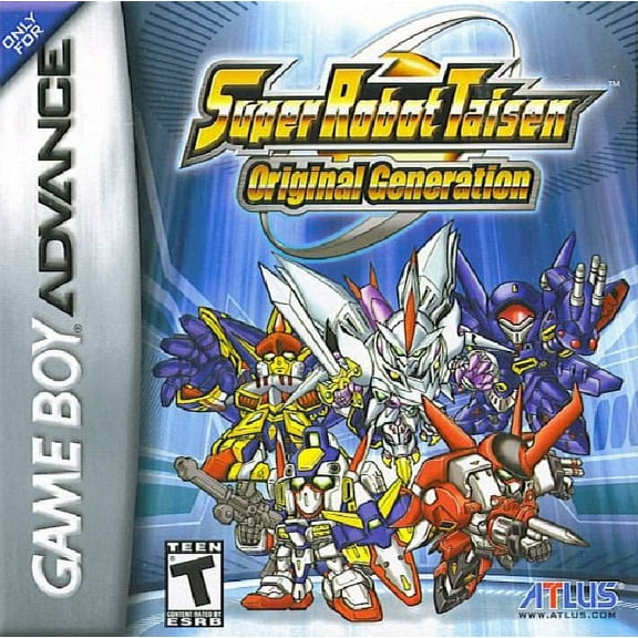 Restored Super Robot Taisen: Original Generation (Nintendo GameBoy Advance, 2006) RPG Game (Refurbished)