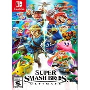 Restored Super Smash Bros. Ultimate by Nintendo for Nintendo Switch, Fighting Video Game, Physical Format, 4 Offline Players, Parental Controls