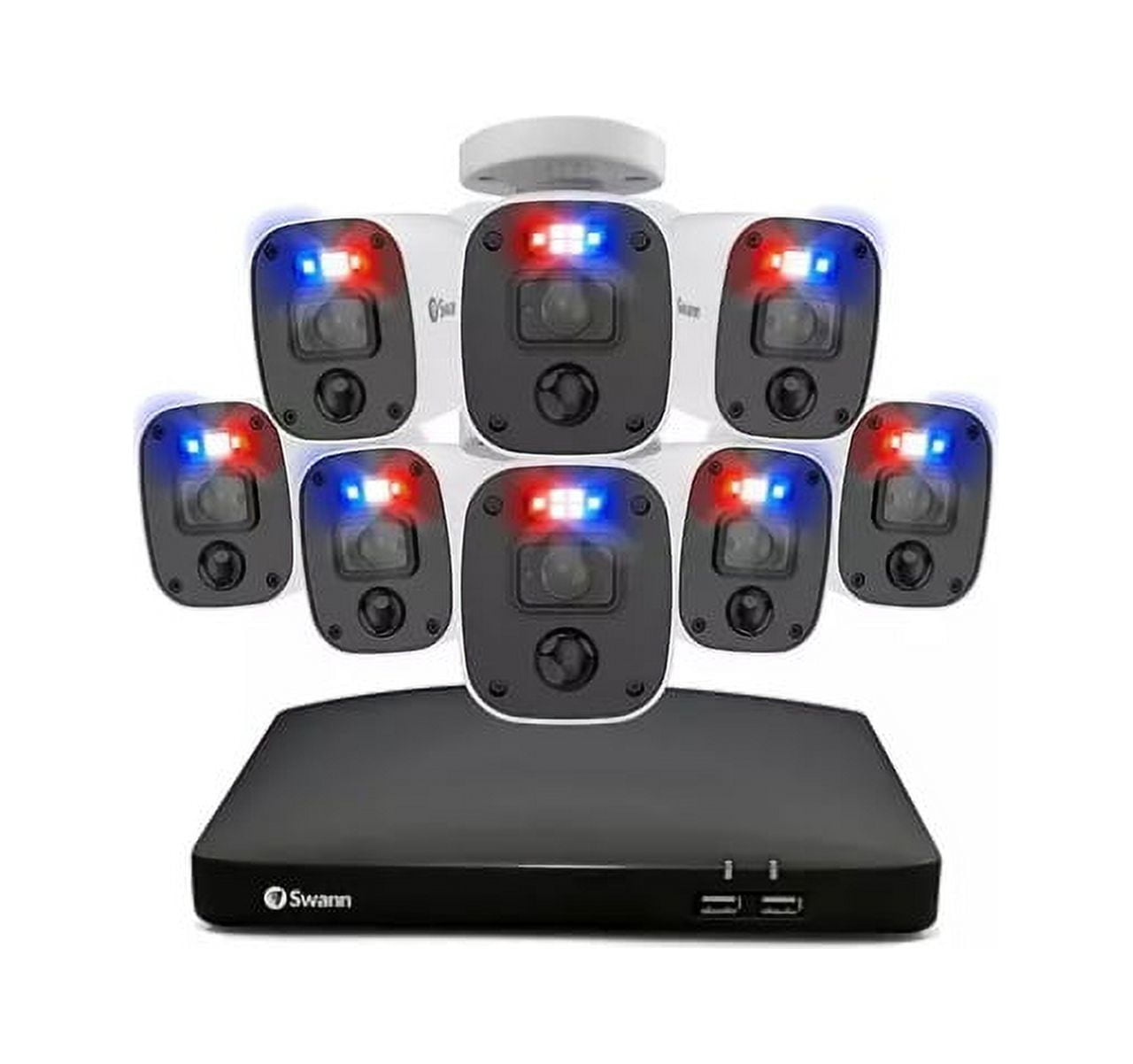 Restored Swann SWDVK856808RQ1T Enforcer Channel 4K DVR CCTV,