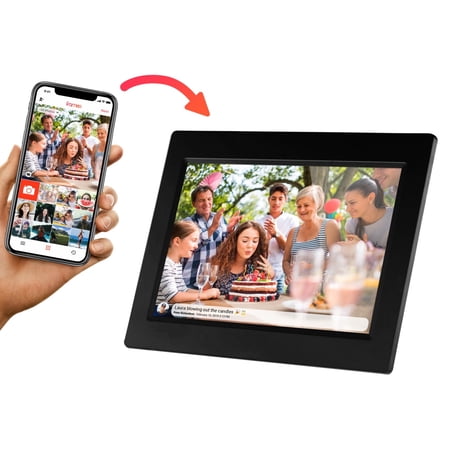Restored Sylvania SDPF1095-B 10-Inch Wi-Fi Digital Picture Frame (Refurbished)