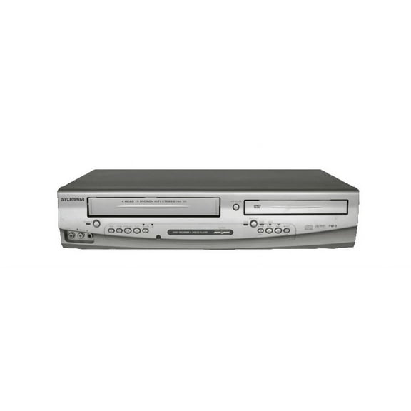 Restored Sylvania SRD4900 Dual Deck DVD/VCR Combo w/ Original Remote, Manual, & A/V Cables (Refurbished)