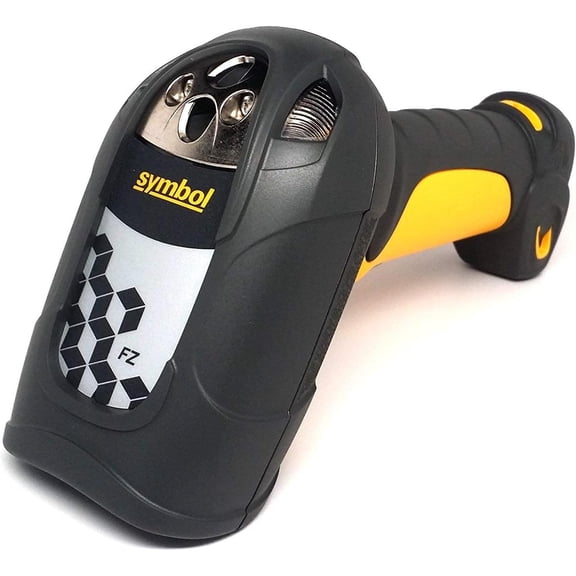 Restored Symbol LS3408-FZ Rugged Handheld Barcode Scanner – RS-232, 1D Laser, Industrial-Grade, Yellow/Black, LS3408-FZAR0600AR (Refurbished)